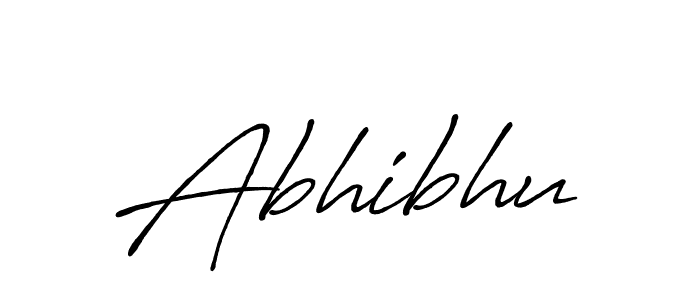 Also we have Abhibhu name is the best signature style. Create professional handwritten signature collection using Antro_Vectra_Bolder autograph style. Abhibhu signature style 7 images and pictures png