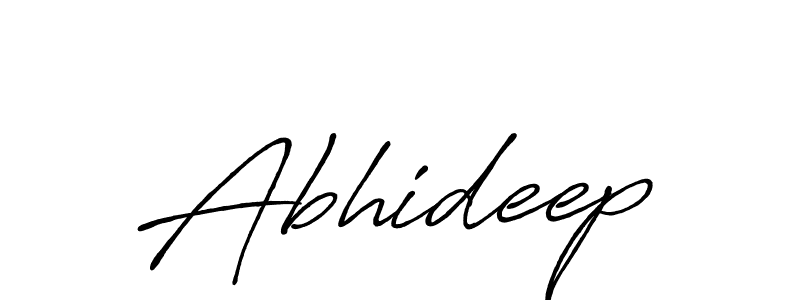 How to make Abhideep name signature. Use Antro_Vectra_Bolder style for creating short signs online. This is the latest handwritten sign. Abhideep signature style 7 images and pictures png