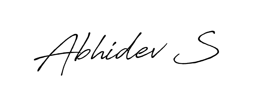 You should practise on your own different ways (Antro_Vectra_Bolder) to write your name (Abhidev S) in signature. don't let someone else do it for you. Abhidev S signature style 7 images and pictures png