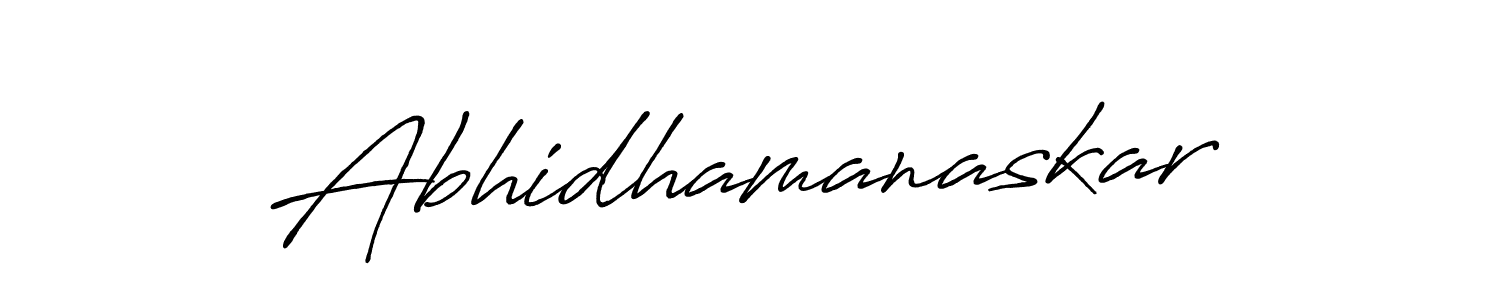 You can use this online signature creator to create a handwritten signature for the name Abhidhamanaskar. This is the best online autograph maker. Abhidhamanaskar signature style 7 images and pictures png