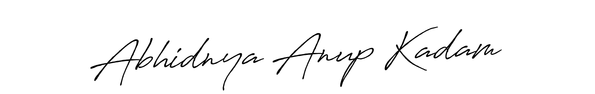 Use a signature maker to create a handwritten signature online. With this signature software, you can design (Antro_Vectra_Bolder) your own signature for name Abhidnya Anup Kadam. Abhidnya Anup Kadam signature style 7 images and pictures png