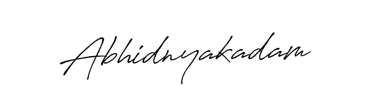 How to make Abhidnyakadam signature? Antro_Vectra_Bolder is a professional autograph style. Create handwritten signature for Abhidnyakadam name. Abhidnyakadam signature style 7 images and pictures png