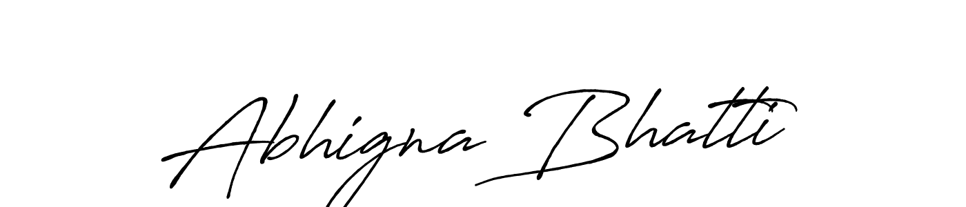 Also You can easily find your signature by using the search form. We will create Abhigna Bhatti name handwritten signature images for you free of cost using Antro_Vectra_Bolder sign style. Abhigna Bhatti signature style 7 images and pictures png