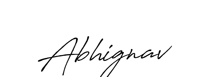 Create a beautiful signature design for name Abhignav. With this signature (Antro_Vectra_Bolder) fonts, you can make a handwritten signature for free. Abhignav signature style 7 images and pictures png