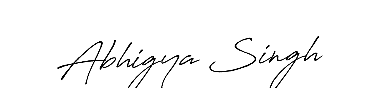 This is the best signature style for the Abhigya Singh name. Also you like these signature font (Antro_Vectra_Bolder). Mix name signature. Abhigya Singh signature style 7 images and pictures png