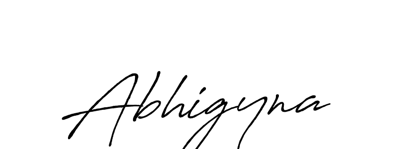 Create a beautiful signature design for name Abhigyna. With this signature (Antro_Vectra_Bolder) fonts, you can make a handwritten signature for free. Abhigyna signature style 7 images and pictures png