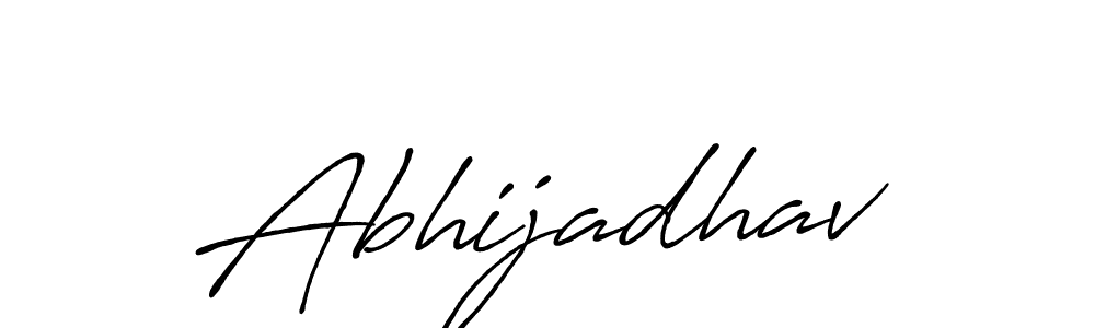 Use a signature maker to create a handwritten signature online. With this signature software, you can design (Antro_Vectra_Bolder) your own signature for name Abhijadhav. Abhijadhav signature style 7 images and pictures png