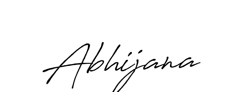 Design your own signature with our free online signature maker. With this signature software, you can create a handwritten (Antro_Vectra_Bolder) signature for name Abhijana. Abhijana signature style 7 images and pictures png