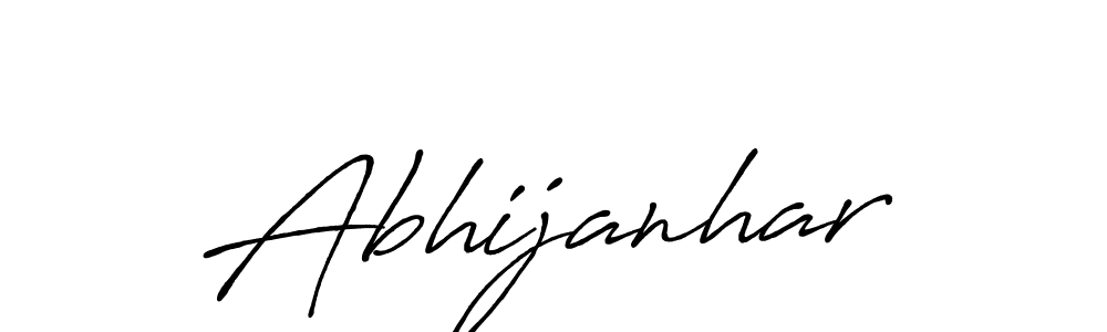 Also we have Abhijanhar name is the best signature style. Create professional handwritten signature collection using Antro_Vectra_Bolder autograph style. Abhijanhar signature style 7 images and pictures png