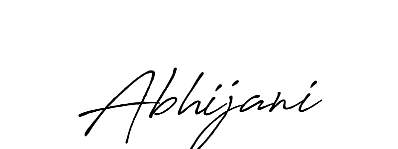 Abhijani stylish signature style. Best Handwritten Sign (Antro_Vectra_Bolder) for my name. Handwritten Signature Collection Ideas for my name Abhijani. Abhijani signature style 7 images and pictures png