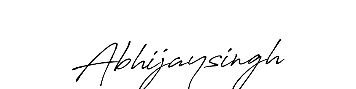 You should practise on your own different ways (Antro_Vectra_Bolder) to write your name (Abhijaysingh) in signature. don't let someone else do it for you. Abhijaysingh signature style 7 images and pictures png