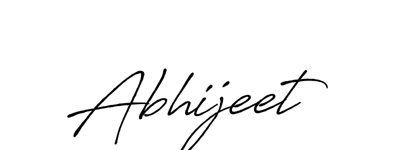 Create a beautiful signature design for name Abhijeet. With this signature (Antro_Vectra_Bolder) fonts, you can make a handwritten signature for free. Abhijeet signature style 7 images and pictures png