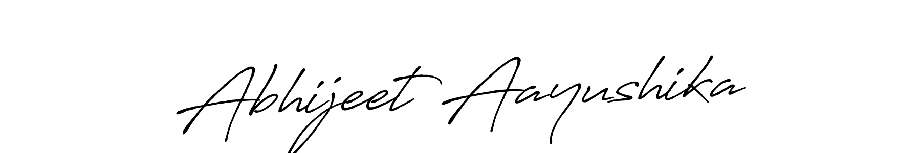 Similarly Antro_Vectra_Bolder is the best handwritten signature design. Signature creator online .You can use it as an online autograph creator for name Abhijeet Aayushika. Abhijeet Aayushika signature style 7 images and pictures png