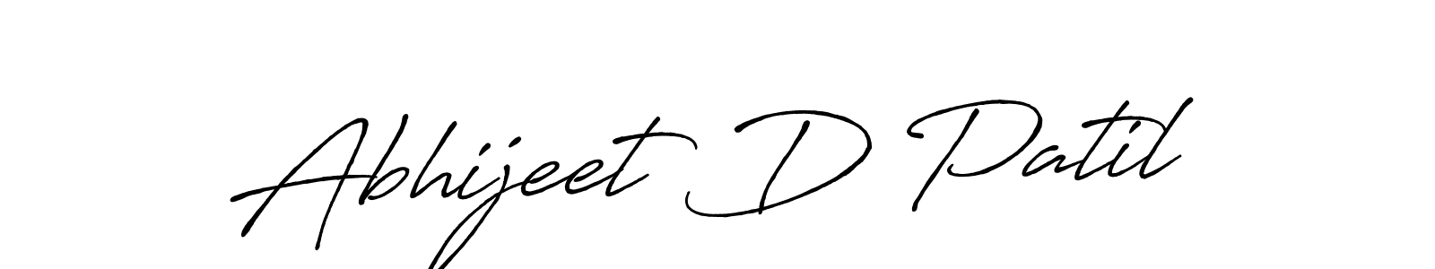 Also we have Abhijeet D Patil name is the best signature style. Create professional handwritten signature collection using Antro_Vectra_Bolder autograph style. Abhijeet D Patil signature style 7 images and pictures png