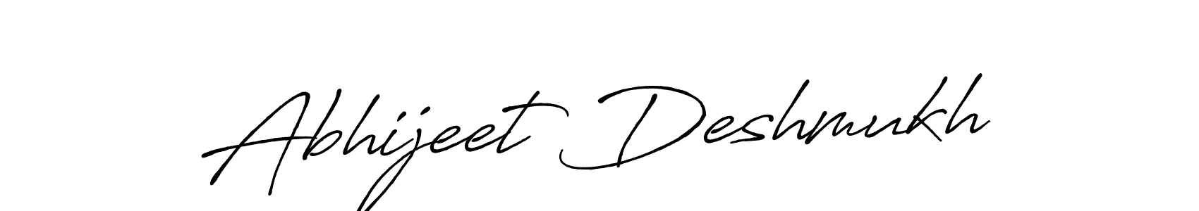 Also we have Abhijeet Deshmukh name is the best signature style. Create professional handwritten signature collection using Antro_Vectra_Bolder autograph style. Abhijeet Deshmukh signature style 7 images and pictures png