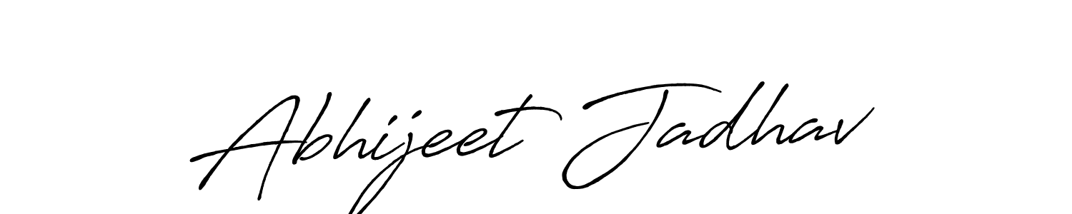 The best way (Antro_Vectra_Bolder) to make a short signature is to pick only two or three words in your name. The name Abhijeet Jadhav include a total of six letters. For converting this name. Abhijeet Jadhav signature style 7 images and pictures png