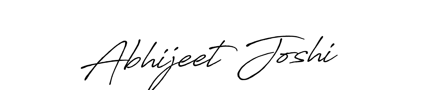 Design your own signature with our free online signature maker. With this signature software, you can create a handwritten (Antro_Vectra_Bolder) signature for name Abhijeet Joshi. Abhijeet Joshi signature style 7 images and pictures png