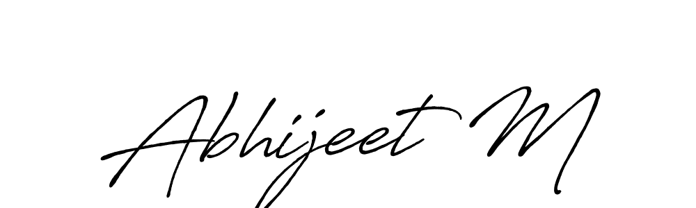 Best and Professional Signature Style for Abhijeet M. Antro_Vectra_Bolder Best Signature Style Collection. Abhijeet M signature style 7 images and pictures png