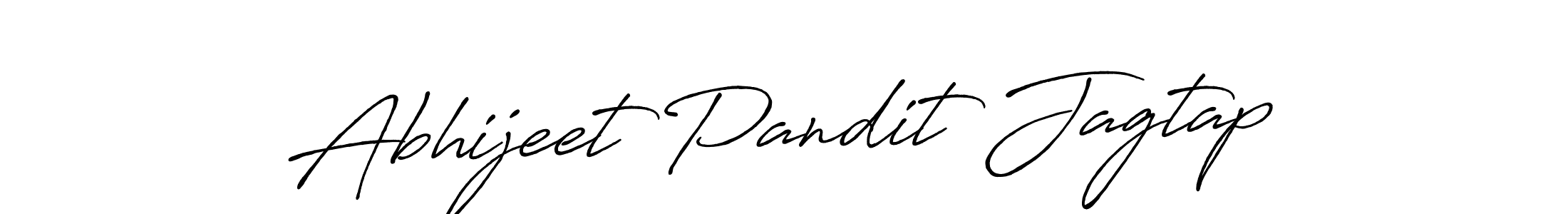 Abhijeet Pandit Jagtap stylish signature style. Best Handwritten Sign (Antro_Vectra_Bolder) for my name. Handwritten Signature Collection Ideas for my name Abhijeet Pandit Jagtap. Abhijeet Pandit Jagtap signature style 7 images and pictures png