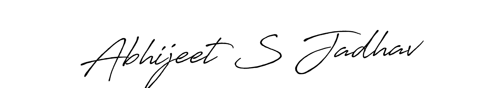 Design your own signature with our free online signature maker. With this signature software, you can create a handwritten (Antro_Vectra_Bolder) signature for name Abhijeet S Jadhav. Abhijeet S Jadhav signature style 7 images and pictures png