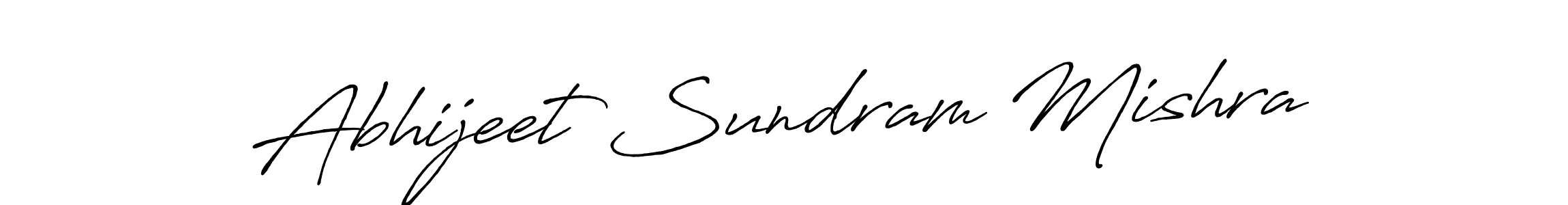 Abhijeet Sundram Mishra stylish signature style. Best Handwritten Sign (Antro_Vectra_Bolder) for my name. Handwritten Signature Collection Ideas for my name Abhijeet Sundram Mishra. Abhijeet Sundram Mishra signature style 7 images and pictures png