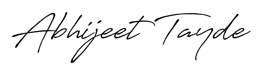 Make a beautiful signature design for name Abhijeet Tayde. Use this online signature maker to create a handwritten signature for free. Abhijeet Tayde signature style 7 images and pictures png