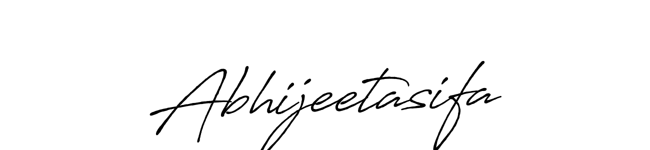 Design your own signature with our free online signature maker. With this signature software, you can create a handwritten (Antro_Vectra_Bolder) signature for name Abhijeetasifa. Abhijeetasifa signature style 7 images and pictures png