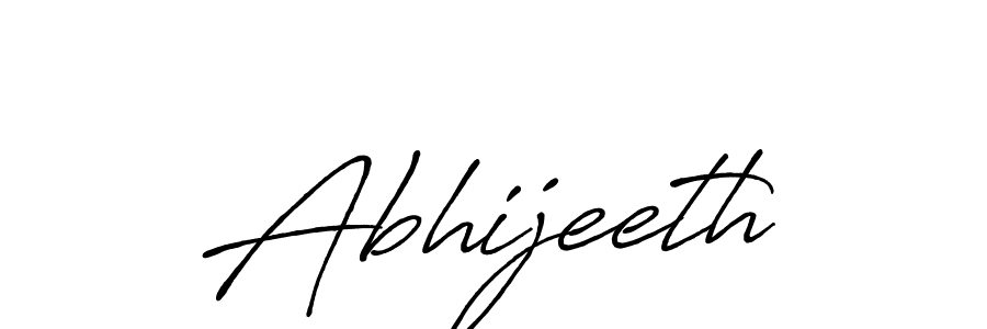 How to make Abhijeeth signature? Antro_Vectra_Bolder is a professional autograph style. Create handwritten signature for Abhijeeth name. Abhijeeth signature style 7 images and pictures png