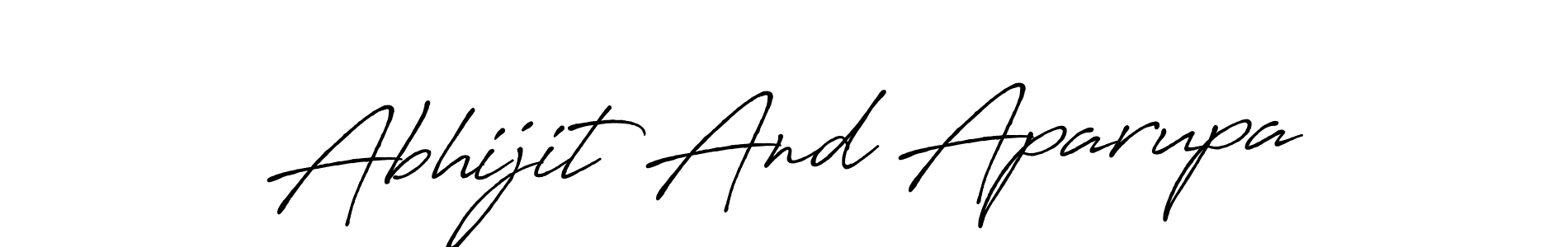 It looks lik you need a new signature style for name Abhijit And Aparupa. Design unique handwritten (Antro_Vectra_Bolder) signature with our free signature maker in just a few clicks. Abhijit And Aparupa signature style 7 images and pictures png