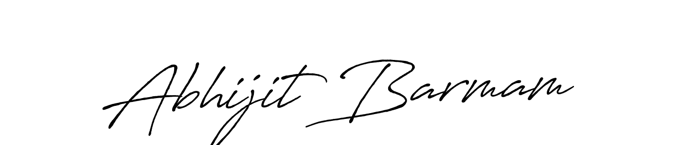 Create a beautiful signature design for name Abhijit Barmam. With this signature (Antro_Vectra_Bolder) fonts, you can make a handwritten signature for free. Abhijit Barmam signature style 7 images and pictures png