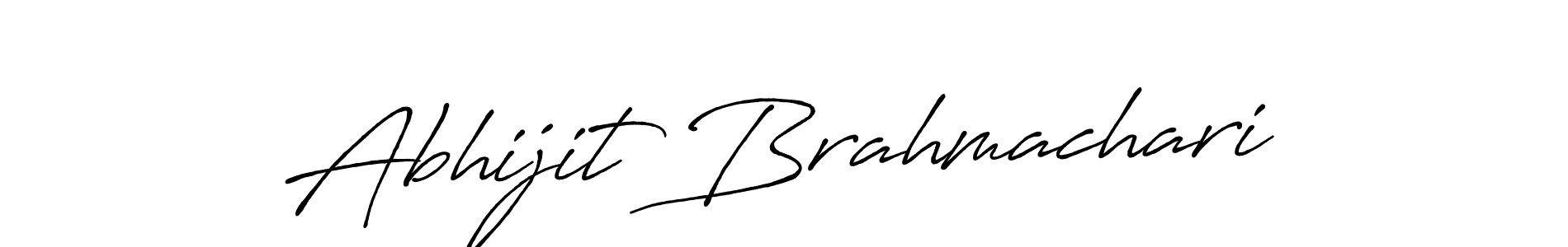 Design your own signature with our free online signature maker. With this signature software, you can create a handwritten (Antro_Vectra_Bolder) signature for name Abhijit Brahmachari. Abhijit Brahmachari signature style 7 images and pictures png