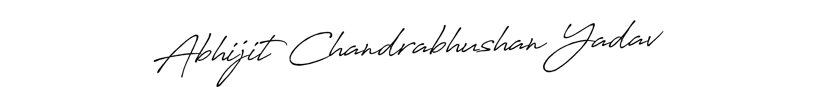 It looks lik you need a new signature style for name Abhijit Chandrabhushan Yadav. Design unique handwritten (Antro_Vectra_Bolder) signature with our free signature maker in just a few clicks. Abhijit Chandrabhushan Yadav signature style 7 images and pictures png