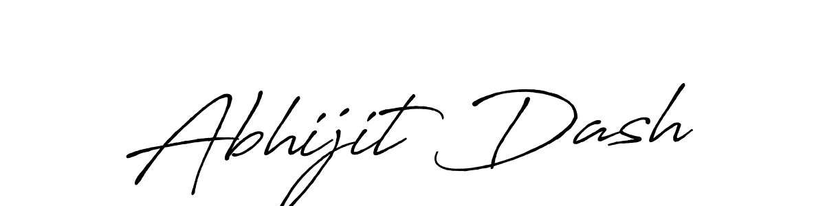 Abhijit Dash stylish signature style. Best Handwritten Sign (Antro_Vectra_Bolder) for my name. Handwritten Signature Collection Ideas for my name Abhijit Dash. Abhijit Dash signature style 7 images and pictures png