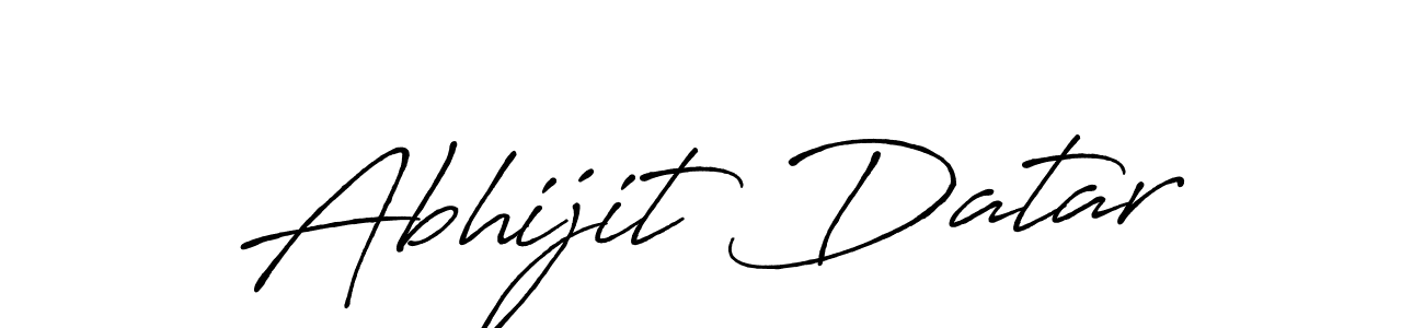 Create a beautiful signature design for name Abhijit Datar. With this signature (Antro_Vectra_Bolder) fonts, you can make a handwritten signature for free. Abhijit Datar signature style 7 images and pictures png