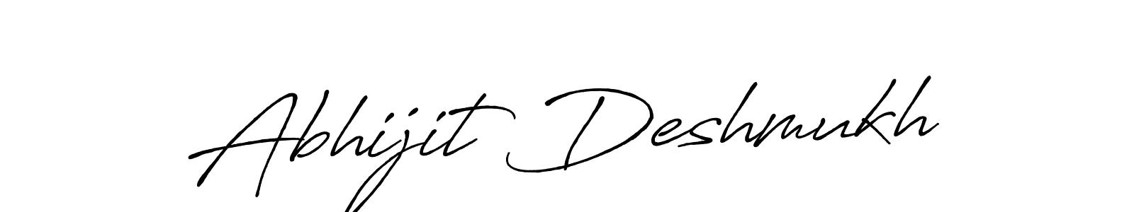 How to make Abhijit Deshmukh signature? Antro_Vectra_Bolder is a professional autograph style. Create handwritten signature for Abhijit Deshmukh name. Abhijit Deshmukh signature style 7 images and pictures png