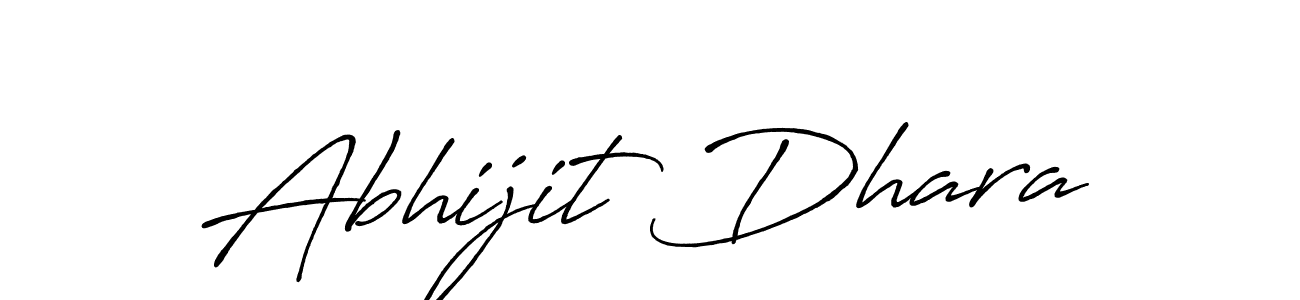 Abhijit Dhara stylish signature style. Best Handwritten Sign (Antro_Vectra_Bolder) for my name. Handwritten Signature Collection Ideas for my name Abhijit Dhara. Abhijit Dhara signature style 7 images and pictures png