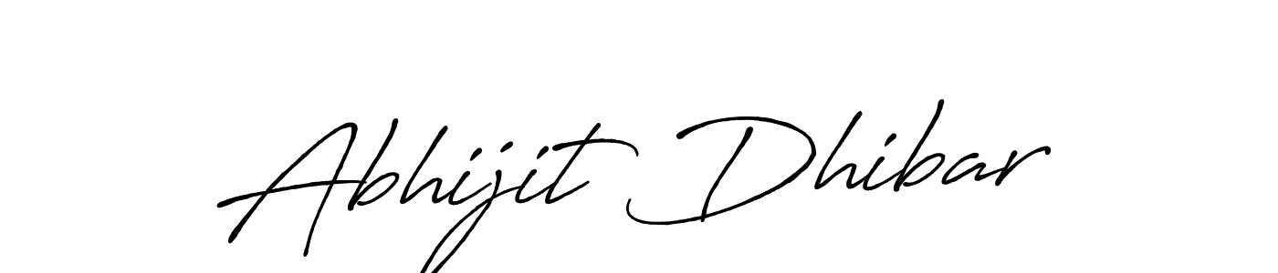 How to make Abhijit Dhibar signature? Antro_Vectra_Bolder is a professional autograph style. Create handwritten signature for Abhijit Dhibar name. Abhijit Dhibar signature style 7 images and pictures png