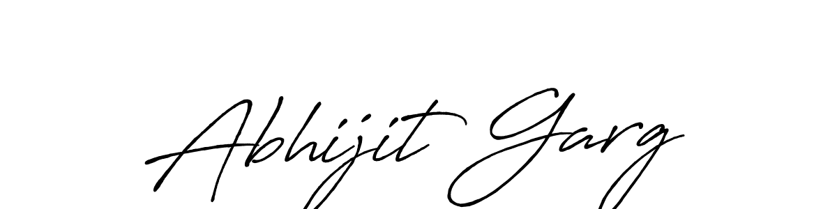 Create a beautiful signature design for name Abhijit Garg. With this signature (Antro_Vectra_Bolder) fonts, you can make a handwritten signature for free. Abhijit Garg signature style 7 images and pictures png
