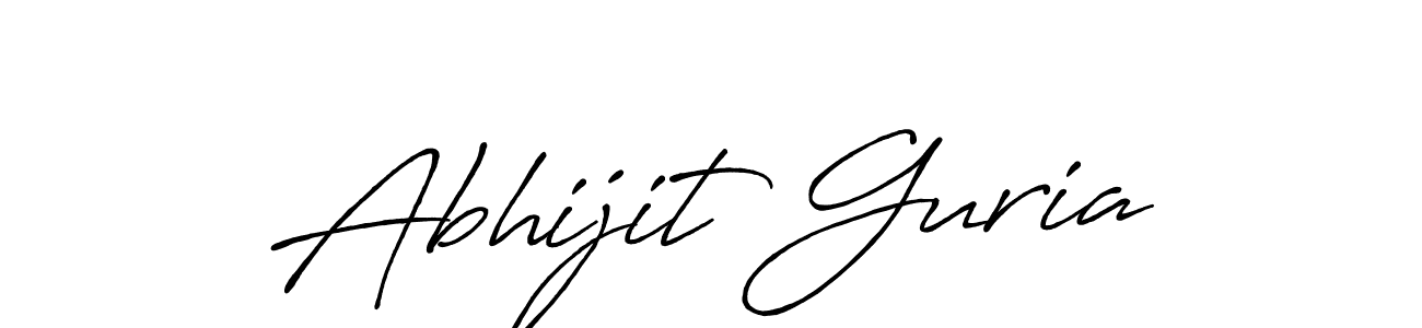 Create a beautiful signature design for name Abhijit Guria. With this signature (Antro_Vectra_Bolder) fonts, you can make a handwritten signature for free. Abhijit Guria signature style 7 images and pictures png