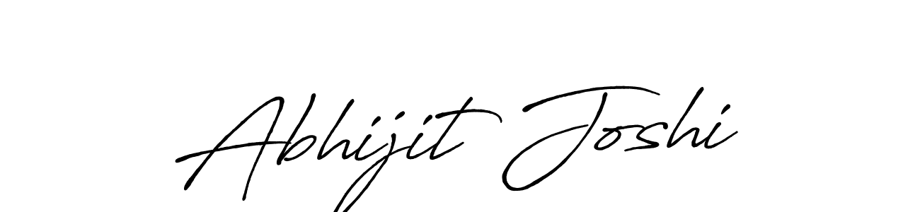 How to make Abhijit Joshi signature? Antro_Vectra_Bolder is a professional autograph style. Create handwritten signature for Abhijit Joshi name. Abhijit Joshi signature style 7 images and pictures png