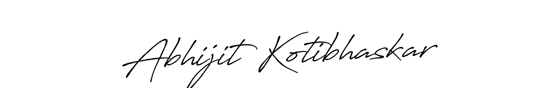 Design your own signature with our free online signature maker. With this signature software, you can create a handwritten (Antro_Vectra_Bolder) signature for name Abhijit Kotibhaskar. Abhijit Kotibhaskar signature style 7 images and pictures png