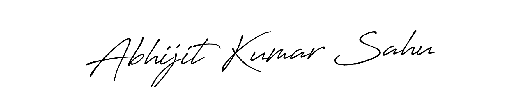 Abhijit Kumar Sahu stylish signature style. Best Handwritten Sign (Antro_Vectra_Bolder) for my name. Handwritten Signature Collection Ideas for my name Abhijit Kumar Sahu. Abhijit Kumar Sahu signature style 7 images and pictures png