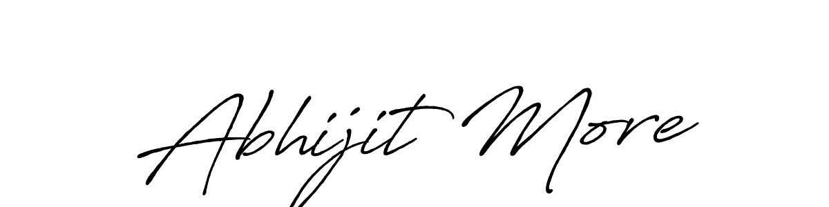 Similarly Antro_Vectra_Bolder is the best handwritten signature design. Signature creator online .You can use it as an online autograph creator for name Abhijit More. Abhijit More signature style 7 images and pictures png
