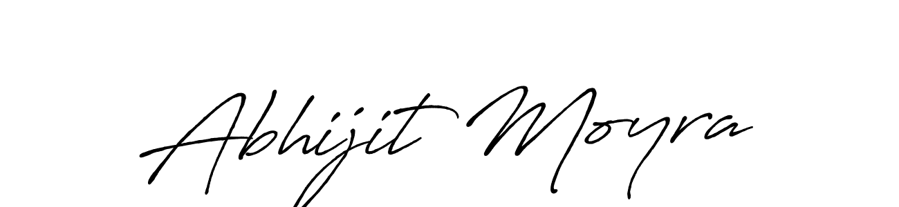 Abhijit Moyra stylish signature style. Best Handwritten Sign (Antro_Vectra_Bolder) for my name. Handwritten Signature Collection Ideas for my name Abhijit Moyra. Abhijit Moyra signature style 7 images and pictures png