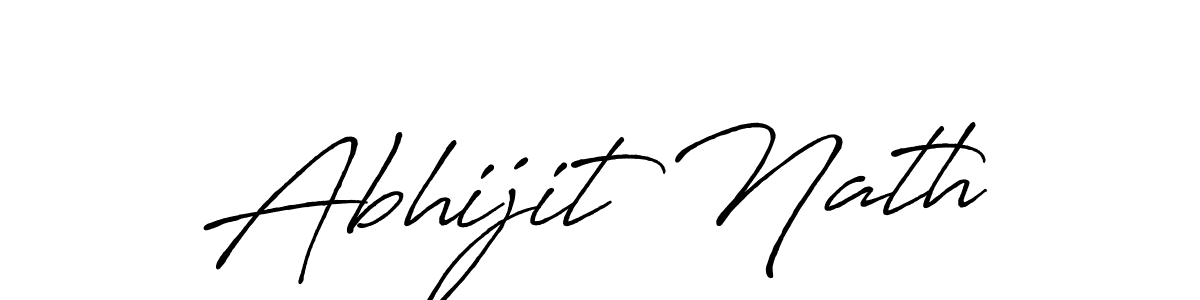 How to make Abhijit Nath signature? Antro_Vectra_Bolder is a professional autograph style. Create handwritten signature for Abhijit Nath name. Abhijit Nath signature style 7 images and pictures png