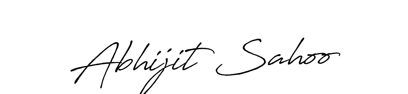 Use a signature maker to create a handwritten signature online. With this signature software, you can design (Antro_Vectra_Bolder) your own signature for name Abhijit Sahoo. Abhijit Sahoo signature style 7 images and pictures png