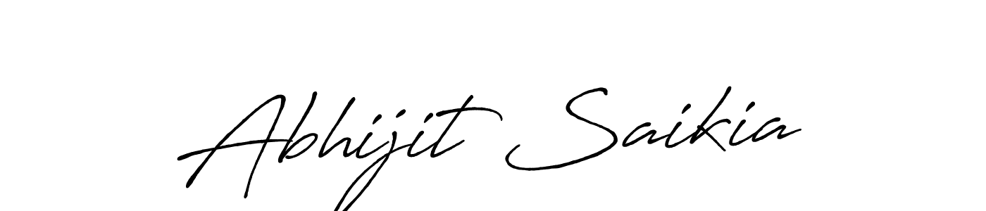 The best way (Antro_Vectra_Bolder) to make a short signature is to pick only two or three words in your name. The name Abhijit Saikia include a total of six letters. For converting this name. Abhijit Saikia signature style 7 images and pictures png