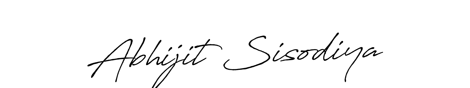 It looks lik you need a new signature style for name Abhijit Sisodiya. Design unique handwritten (Antro_Vectra_Bolder) signature with our free signature maker in just a few clicks. Abhijit Sisodiya signature style 7 images and pictures png