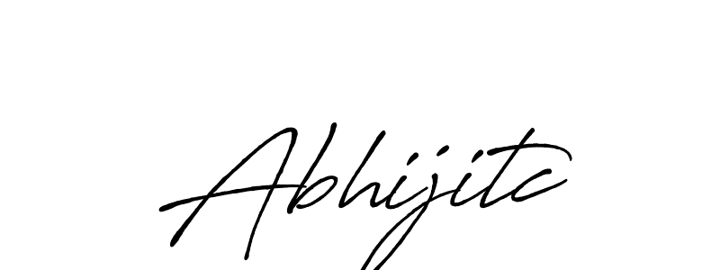Create a beautiful signature design for name Abhijitc. With this signature (Antro_Vectra_Bolder) fonts, you can make a handwritten signature for free. Abhijitc signature style 7 images and pictures png