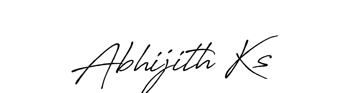 Use a signature maker to create a handwritten signature online. With this signature software, you can design (Antro_Vectra_Bolder) your own signature for name Abhijith Ks. Abhijith Ks signature style 7 images and pictures png